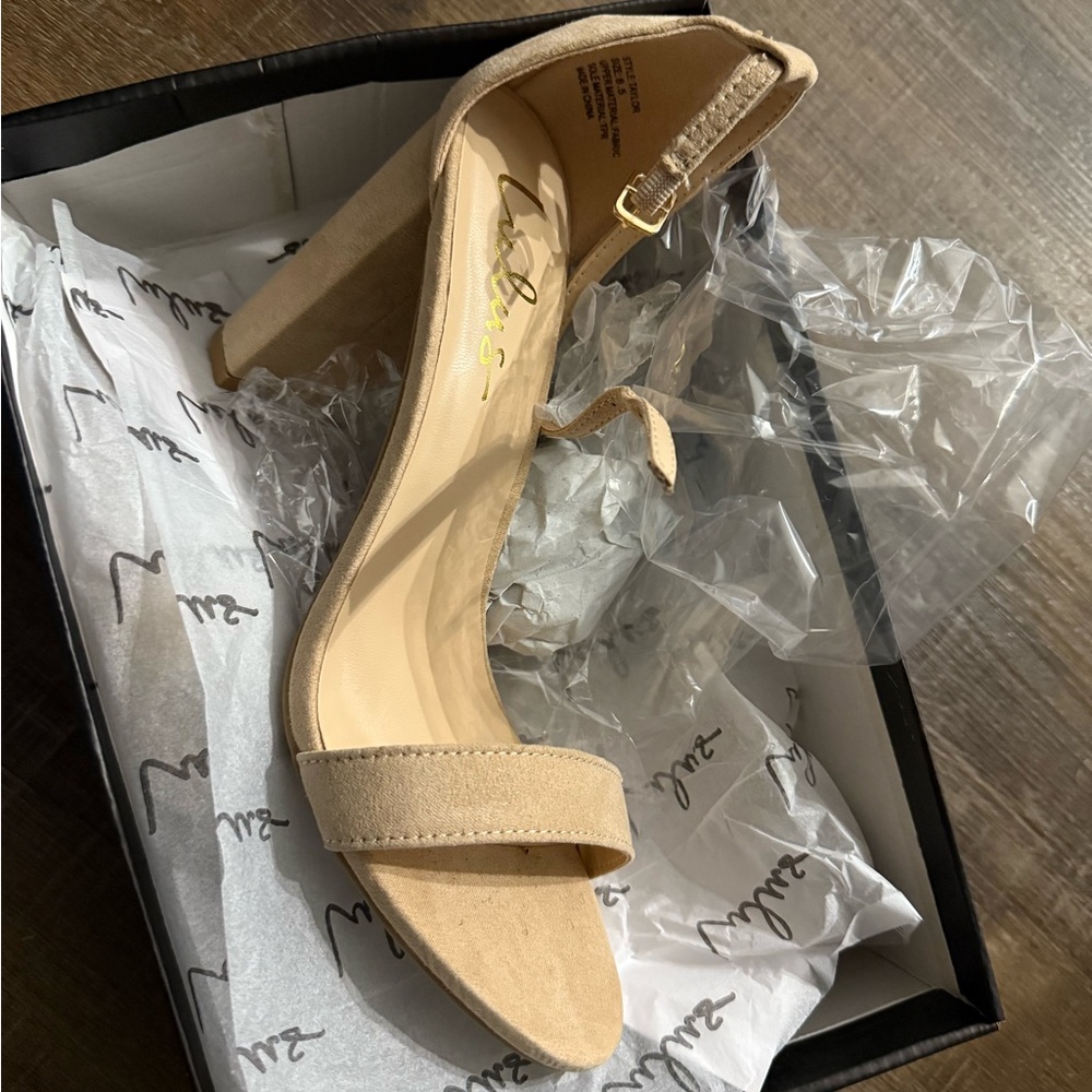 Tan Suede Heels